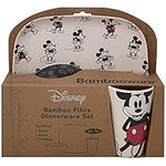 Mickey & Minnie Bamboo 3pc Dinner S