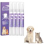 DEJIN Pet Oral Repair Gel - Advanced Dog Teeth Cleaning Pen Set with Whitening & Tartar Control, Effectively Eliminate Bad Breath, Easy No-Brushing Oral Care Solution - 4 Pcs