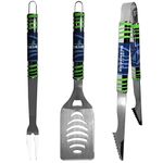 NFL Siskiyou Sports Fan Shop Seattle Seahawks Tailgater BBQ Set 3 piece Team Color