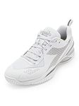 Diadora Men's Tennis-Shoes, White/White/White, 12