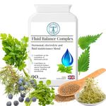 Complementary Supplements - Fluid Balance Complex - Hormonal, Electrolyte & Fluid Management Blend - Juniper Berry, Alfalfa, Kelp, Dandelion, Parsley, Magnesium – Vegan, 90 Capsules