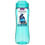 Sistema Hydrate Tritan Active Sports Water Bottle 800 Ml Leakproof Water Bottle Bpa-Free Recyclable With Terracycle Assorted Colours