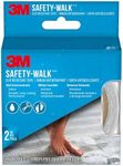 3M Safety-Walk Slip Resistant Tape, 2 in x 15 ft, Anti Slip Clear Tape, Ideal For Slippery & Wet Conditions, Self-Adhesive Backing, Quick & Easy Application, Durable & Long-Lasting (220C-R2X180)