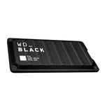 WD_BLACK P40 1TB Game Drive SSD, External SSD drive, Portable, Works with Playstation, PS5, Xbox, PC & Mac, Superspeed USB 3.2 Gen 2x2, up to 2000 MB/s, WD_BLACK Dashboard, Customizable RGB lighting