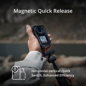 DJI Osmo Action 4 Waterproof 4K/120fps Camera – 1/1.3-Inch Sensor, Low-Light, 160min Battery
