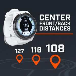 Bushnell Unisex ION Elite GPS Golf Watch – White, One Size