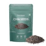 Nutslane Premium Chia Seeds | 100% Clean & Unroasted | 100g Zipper Pouch | Organic Chia Seeds | High in Protein & Fiber | Healthy Snack Option | Aids Weight Management | Rich in Omega-3 & Antioxidants