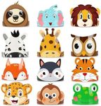 24Pcs Animal Birthday Party Hats An