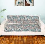 FABRIGAANZA Printed Sofa Slip Cover for 1 Seater with Heavy Antiskid Backing & Easily Machine Washable Sofa seat Runner for Couch (22 Inch X 22 Inch-2 Pcs) D2