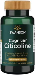 Swanson Ultra Cognizin Citicoline 1,000 Milligrams 60 Veg Capsules