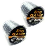 Coral-BigGame Dia 0.50mm Length 400Meter Colour Gray Monofilament Fishing Line (Pack of 2)