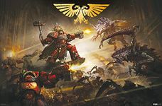 Trends International Warhammer 40K - The Battle of Baal Wall Poster, Premium Unframed Version, 22.375" x 34"