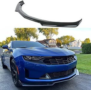 Neopaftu 3PCS Front Lip Compatible with Chevy Camaro 2016-2021 SS /2019-2021 LS LT RS Front Bumper Lip Splitter Spoiler (Gloss Black)