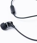 JLab J6MS JBuds Stereo to Mono in-Ear Single Earbud, Style Headset with Enterprise Class Microphone, 3.5mm Headphone Jack, Black