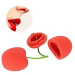 Lip Pump Device Silicone,Portable Hot Cherry-Shaped Lip Plumping Enhancer Lip Enhancement Plumper Quick Device Beauty Tool