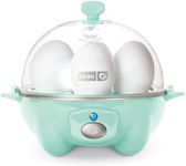 Aduoke DEC005AQ Rapid 6 Capacity Electric Cooker for Hard Boiled, Poached, Scrambled Eggs, or Omelets with Auto Shut Off Feature, Plastic, 360 W, 14 Ounces, Aqua