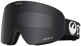 Dragon Unisex PXV Snow Sport Goggle - Classic Black Frame | Lumalens Dark Smoke Lens