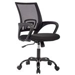 BestOffice Office Chair Ergonomic Desk Chair Mesh Computer Chair Lumbar Support Modern Executive Adjustable Stool Rolling Swivel Chair for Back Pain (Black)