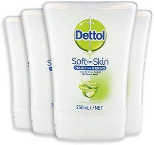 Dettol No Touch Antibacterial Hand Wash Refill Aloe Vera Bundle, 250ml, 4 count