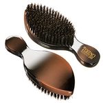 Torino Pro Wave Brushes By Brush king tp#158 - Medium Curve Stub brush - 360 Wave curved brush for Men-