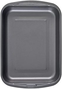 GoodCook 04048 Metal Utensil Nonstick Roast Pan, Easy Clean Dishwasher Safe, 11.5 Inch x 15.5, Silver (388998)