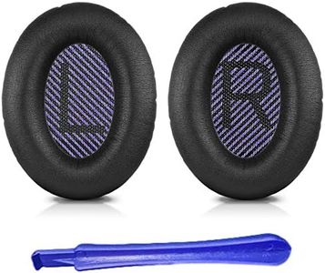 Proxima Direct Replacement Ear Pads Earpads for Bose QuietComfort QC 2 15 25 35 45 Ear Cushions for QC2 QC15 QC25 QC35 QC45 QC35 II SoundLink SoundTrue Around-Ear II AE2, Midnight Blue+Black Mat