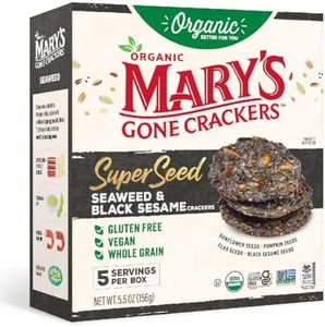 Mary's Gone Crackers Organic Super Seed Seaweed Sesame Crackers, 155 g