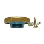 Fluidmaster 7512 Reinforced Toilet Wax Ring Kit with Flange and Bolts