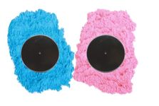 Gender Reveal Hockey Puck Exploding Full Powder NO Assembly 1 Pink 1 Blue