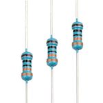 EDGELEC 100pcs 330 ohm Resistor 1/4w (0.25 Watt) ±1% Tolerance Metal Film Fixed Resistor, Multiple Values of Resistance Optional