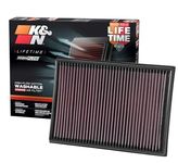 K&N engine air filter, washable and reusable: 2010-2019 Toyota/Lexus SUV V6/V8 (4runner, GX460, Land Cruiser, FJ Cruiser, Prado) 33-2438, Heather Red