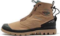 Palladium Men's Pampa Travel Lite RS, Ripstop Nylon Boot, Woodlin, 7.5 UK