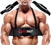 FITPACT Arm Blaster for Biceps Triceps Dumbbells Barbells Curls Muscle Builder Bicep Isolator Bomber for Big Arms Bodybuilding Weight Lifting Support for Strength Training Muscle Gains