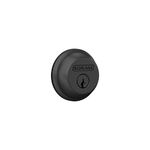 Schlage B60N622 Deadbolt, Keyed 1 Side, Matte Black by Schlage Lock Company