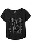 Thread Tank Peace Love and Rock 'N 