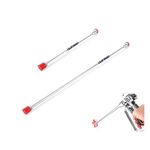 LFRANK 2 Pieces Airless Paint Sprayer Tip Extension Pole 2 Sizes Extension Rod for Airless Painting Spray Gun with Red Guard 12 Inches 7.8 Inches