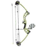 Muzzy Vice Blend Bowfishing Kit with Compound Bow, Pre-Spooled Reel, Arrow Rest and Arrow - Right Hand, Green, One Size, 7905