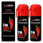 Healthgenie Pepper Spray, Upto 10 feet Range, 35 GMS of Dispensable Pepper Spray (Pack of 2)