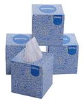 Kleenex 60042 Facial Tissue Cube 60042-2 Ply Face Tissue - 4 Tissue Boxes X 80 Facial Tissues - Sheet Size 20 X 20 Cm (320 Facial Tissues)