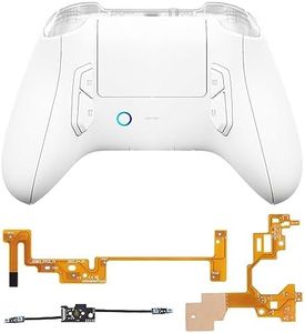 eXtremeRate Victor X Remap Kit for Xbox Series X/S, 6 Profiles & White Redesigned Back Shell & Side Rails & 4 Back Buttons for Xbox Core Controller - Controller NOT Included