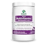 Doggie Dailies 5 in 1 Multivitamin for Dogs - 225 Soft Chews - Dog Multivitamin for Skin and Coat Health, Joint Health, Improved Digestion (Peanut Butter)