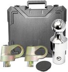 SIRUNTE Gooseneck Ball Hitch Kit for Truck Bed - Suitable for Ford OEM Gooseneck Ball Kit,Replace The 60639 Puck System 2-5/16" Gooseneck Hitch Kit for Ford F-250 F-350 F-450 Super Duty Truck Bed