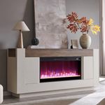 OKD Modern 70" Fireplace TV Stand w