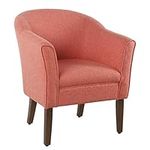 HomePop Barrel Shaped Accent Chair,