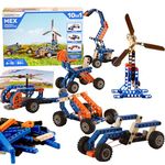 Avishkaar MEX Robotic Explorer Kit, 10-in-1 DIY Robotics Science Kit, Learning Toys for Boys and Girls Aged 6,7,8,9,10, Building and Construction Set with 80+ Parts, Educational Gift for Boys & Girls