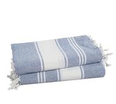 Lane Linen Turkish Beach Towels, 2 Pack Extra Large Beach Towel, Pre-Washed for Soft Feel, 100% Cotton Oversized Sand Free Quick-Dry Pool Towel, Beach Towels for Adults, 39"x71" - Forever Blue