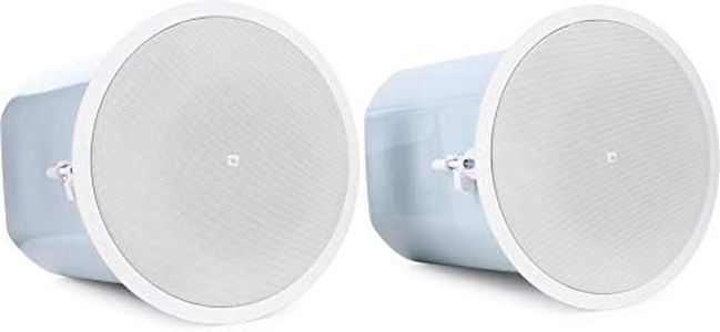 JBL Professional Control 40CS/T High-Impact in-Ceiling Subwoofer, Sold as Pair, White
