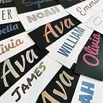 Personalised Name Sticker, Custom Vinyl Decal (8 cm)