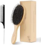 Vista Boar Bristle Hair Brush, Bamb