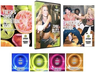 Zumba Blitz Dance Workout DVD Bundle with Incredible Results Weight-Loss Dance Workout DVDs and Guides